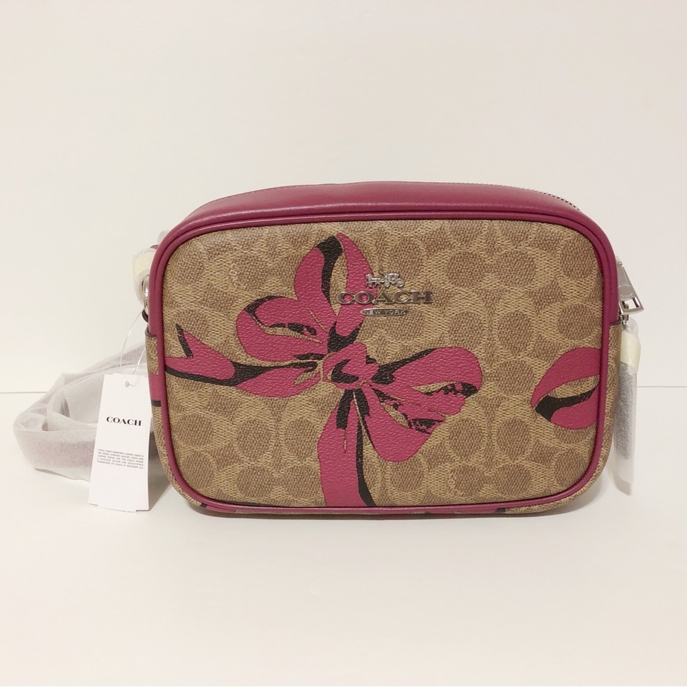 🌸New Coach Bow Print Medium Crossbody Bag